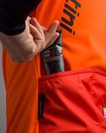 SANTINI Kolarska ocieplana kurtka - VEGA ABSOLUTE - pomarańczowy