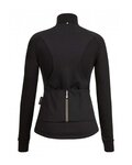 SANTINI Kolarska ocieplana kurtka - CORAL BENGAL LADY - czarny