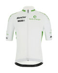 SANTINI Koszulka kolarska z krótkim rękawem - LA VUELTA 2019 - biały