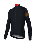 SANTINI Zimowa koszulka kolarska z długim rękawem - LA VUELTA '20 WINTER - czarny