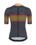 SANTINI Koszulka kolarska z krótkim rękawem - LA VUELTA 2020 - czarny
