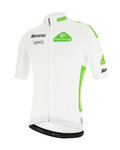 SANTINI Koszulka kolarska z krótkim rękawem - LA VUELTA 2020 - biały