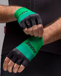 SANTINI Kolarskie rękawiczki z krótkimi palcami - LA VUELTA 2021 - zielony