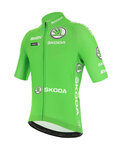SANTINI Koszulka kolarska z krótkim rękawem - LA VUELTA 2021 - zielony