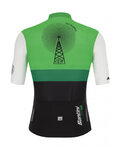 SANTINI Koszulka kolarska z krótkim rękawem - LA VUELTA 2021 - zielony