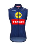 SANTINI Kamizelka kolarska - LIDL TREK 2024 - czerwony/niebieski/żółty