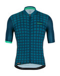 SANTINI Koszulka kolarska z krótkim rękawem - MITO GRIDO - niebieski