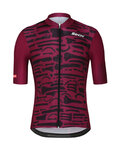 SANTINI Koszulka kolarska z krótkim rękawem - LA VUELTA 2018 - fioletowy/czarny
