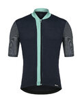 SANTINI Koszulka kolarska z krótkim rękawem - ORIGINE - jasnoniebieski/czarny