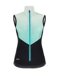 SANTINI Kamizelka kolarska - REDUX GENIO LADY - jasnoniebieski/czarny
