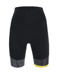 SANTINI Krótkie spodnie kolarskie bez szelek - GIADA HIP LADY - czarny