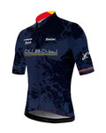 SANTINI Koszulka kolarska z krótkim rękawem - NIBALI - niebieski