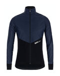 SANTINI Kolarska kurtka przeciwwiatrowa - REDUX VIGOR - niebieski/czarny