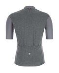 SANTINI Krótka koszulka kolarska i spodenki - COLORE - szary/czarny