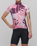 SANTINI Koszulka kolarska z krótkim rękawem - GIADA MAUI LADY - kolorowy/różowy