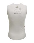 SANTINI Kolarski bezrękawnik - TOUR DE FRANCE 2022 - biały