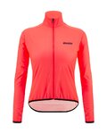 SANTINI Kolarska kurtka przeciwwiatrowa - NEBULA WINDPROOF W - różowy