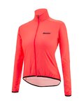 SANTINI Kolarska kurtka przeciwwiatrowa - NEBULA WINDPROOF W - różowy