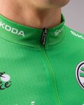 SANTINI Koszulka kolarska z krótkim rękawem - TOUR DE FRANCE 2022 - zielony