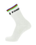 SANTINI Kolarskie klasyczne skarpetki - TREK SEGAFREDO 2020 - biały