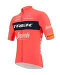 SANTINI Koszulka kolarska z krótkim rękawem - TREK SEGAFREDO 2022 FAN LINE - różowy
