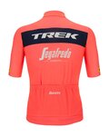 SANTINI Koszulka kolarska z krótkim rękawem - TREK SEGAFREDO 2022 FAN LINE - różowy