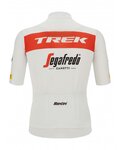 SANTINI Koszulka kolarska z krótkim rękawem - TREK SEGAFREDO 2022 FAN LINE - czerwony/biały