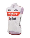 SANTINI Kamizelka kolarska - TREK SEGAFREDO 2023 - biały/czerwony