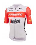SANTINI Koszulka kolarska z krótkim rękawem - TREK SEGAFREDO 2023 ORIGINAL - czerwony/biały