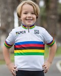 SANTINI Koszulka kolarska z krótkim rękawem - UCI KIDS - kolorowy/biały