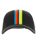 SANTINI Czapka kolarska - UCI BASEBALL - tęczowy/czarny