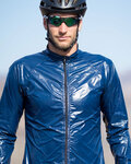 SANTINI Kolarska kurtka przeciwwiatrowa - MARZO - niebieski