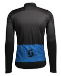 SCOTT Kolarska ocieplana kurtka - RC WARM HYBRID WB - niebieski/czarny