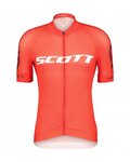 SCOTT Koszulka kolarska z krótkim rękawem - RC PRO SS - biały/czerwony