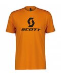 SCOTT Kolarska koszulka z krótkim rękawem - ICON SS - czarny/pomarańczowy
