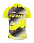 SCOTT Koszulka kolarska z krótkim rękawem - RC PRO SS JUNIOR - żółty/czarny