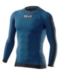 SIX2 Kolarska koszulka z długim rękawem - TS2 II - niebieski