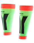 SIX2 Kolarskie ochraniacze do kolan - CALF - czerwony/zielony