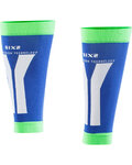 SIX2 Kolarskie ochraniacze do kolan - CALF - niebieski/zielony