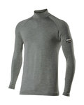 SIX2 Kolarska koszulka z długim rękawem - TS3 MERINOS - szary