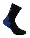 SIX2 Kolarskie klasyczne skarpetki - ACTIVE - czarny/niebieski