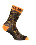 SIX2 Kolarskie klasyczne skarpetki - COMP SHO - pomarańczowy/czarny