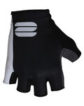 SPORTFUL Kolarskie rękawiczki z krótkimi palcami - BODYFIT PRO - czarny/biały
