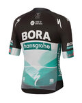 SPORTFUL Koszulka kolarska z krótkim rękawem - BORA HANSGROHE 2020 - zielony/czarny