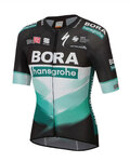 SPORTFUL Koszulka kolarska z krótkim rękawem - BORA HANSGROHE 2020 - czarny/zielony