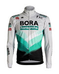 SPORTFUL Kolarska ocieplana kurtka - BORA HANSGROHE 2021 - zielony/szary