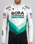 SPORTFUL Kolarska ocieplana kurtka - BORA HANSGROHE 2021 - zielony/szary