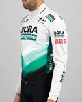SPORTFUL Kolarska ocieplana kurtka - BORA HANSGROHE 2021 - zielony/szary