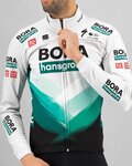 SPORTFUL Kolarska ocieplana kurtka - BORA HANSGROHE 2021 - zielony/szary