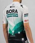 SPORTFUL Koszulka kolarska z krótkim rękawem - BORA HANSGROHE 2021 - szary/zielony
